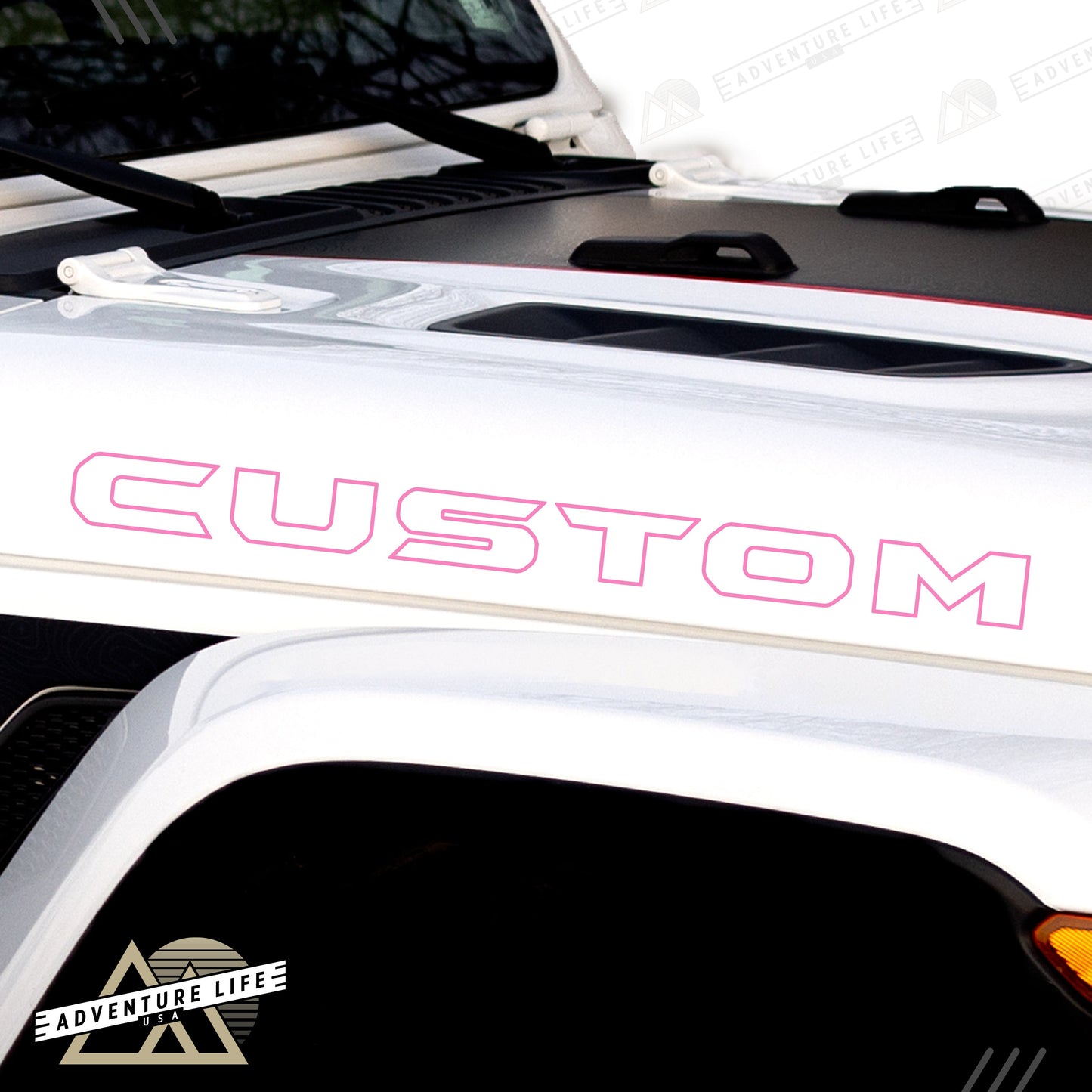 Hood Lettering | Set of 2