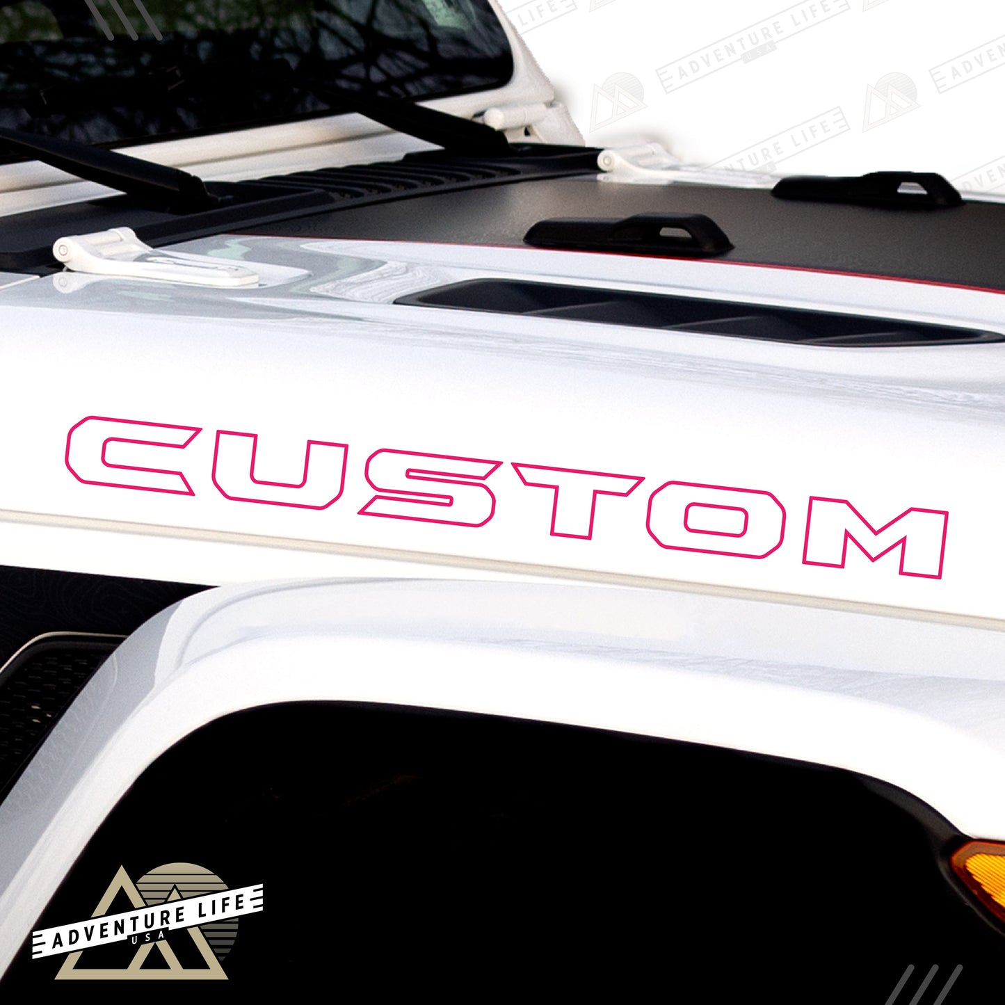 Hood Lettering | Set of 2