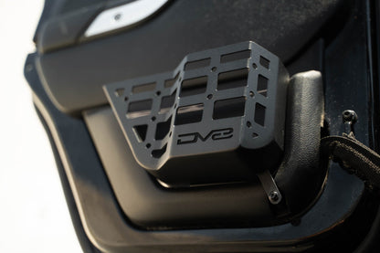 Empty Rear Door Pocket Molle Panels for the 2011-2018 Jeep Wrangler JK, mounting points