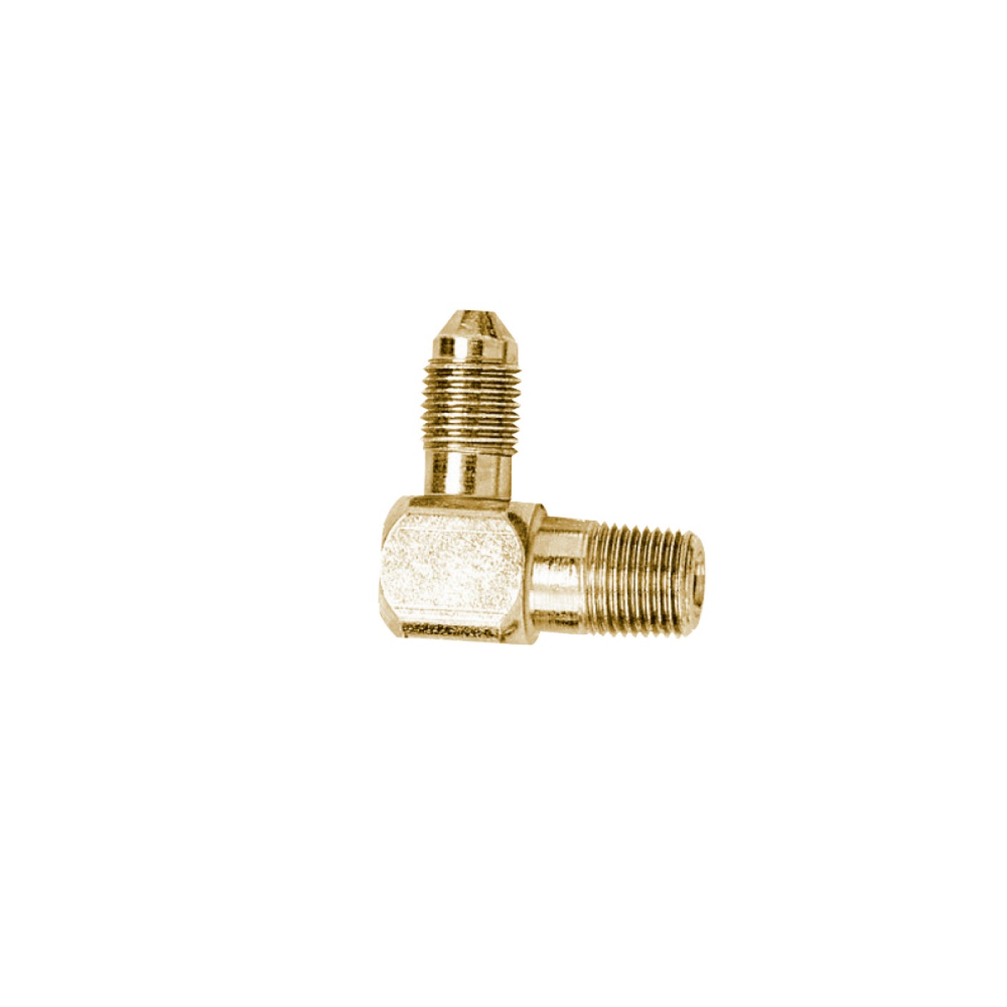 Longacre Caliper fitting - 1/8" NPT x #3 AN 90 degrees 52-45233