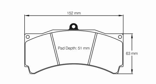 PAGID Racing Pagid Racing 1903 RST3 Compound Brake Pads 1903-RST3