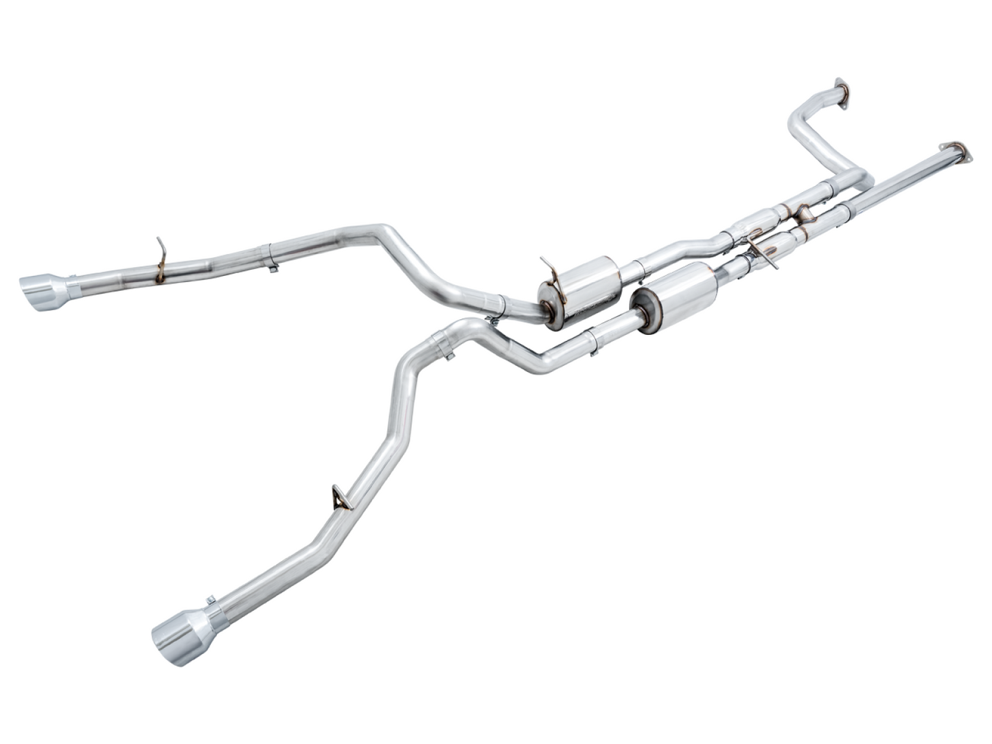 AWE Tuning 0FG Catback Exhaust for RAM TRX - Chrome Silver Tips 3015-32004