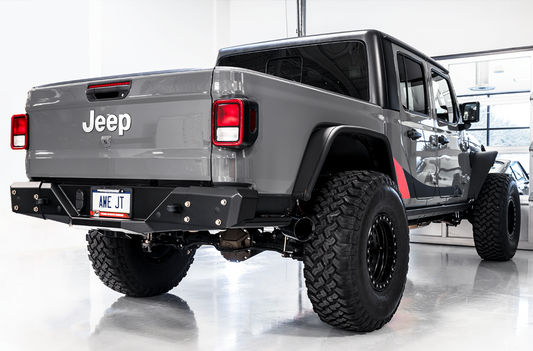 AWE Tuning Tread Edition Catback Dual Exhaust for Jeep JT 3.6L - Diamond Black Tips 3015-33101