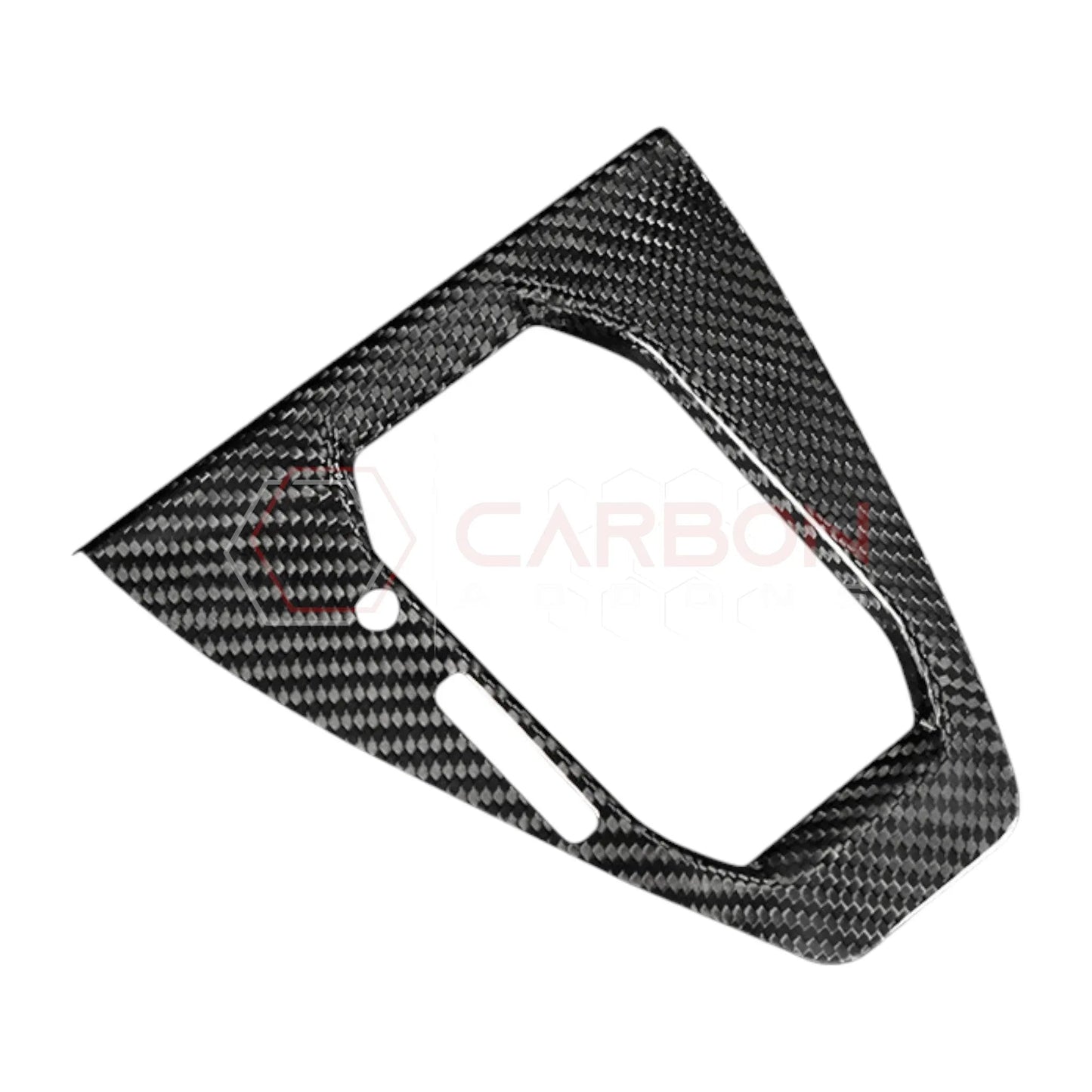 Real Carbon Fiber Gear Shifter Trim Cover for 2024+ Ford Mustang