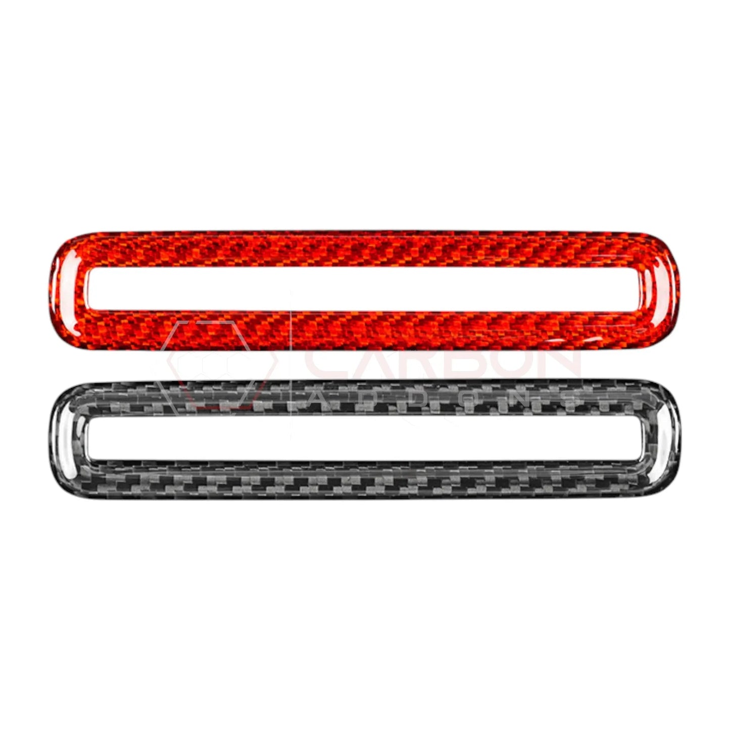 2024+ S650 Mustang Hard Carbon Fiber Door AC Vent Trim Covers