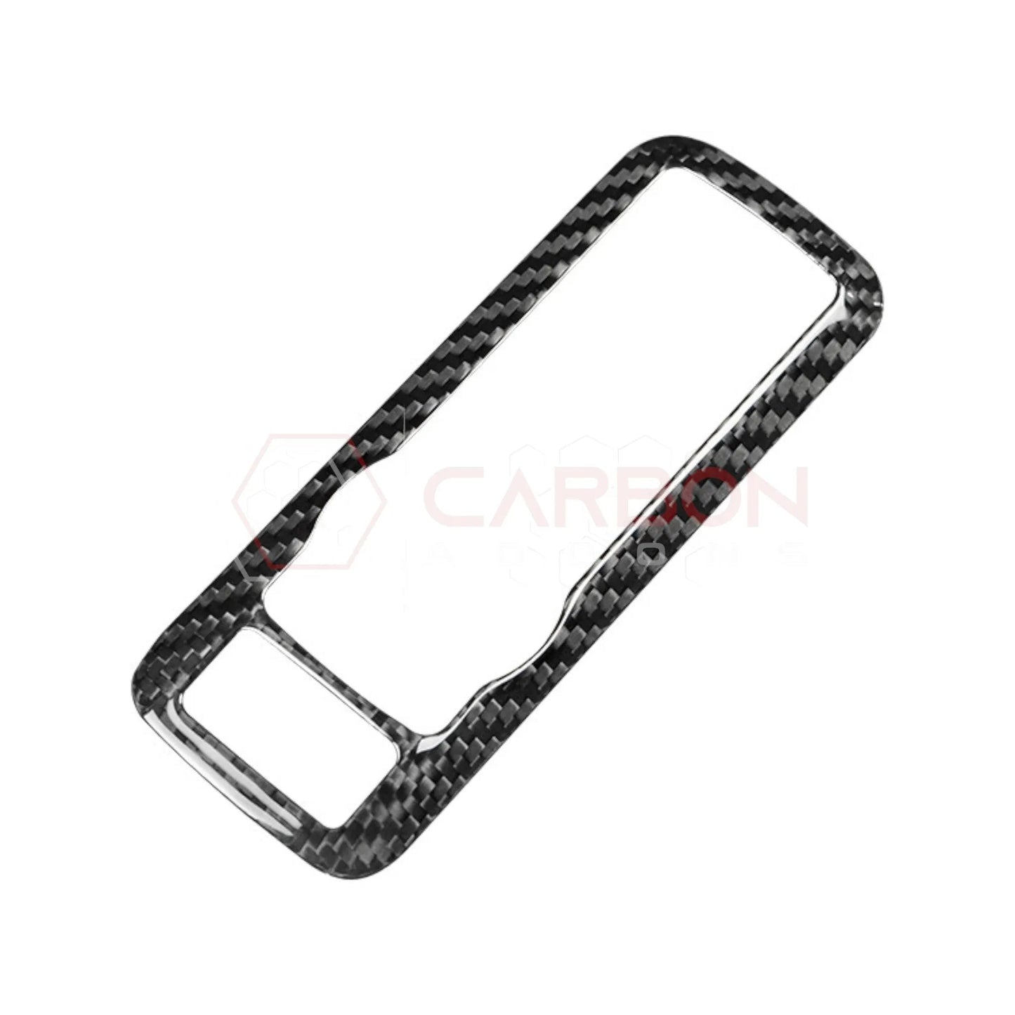 Real Carbon Fiber Headlight Control Trim Cover for 2024+ Ford Mustang
