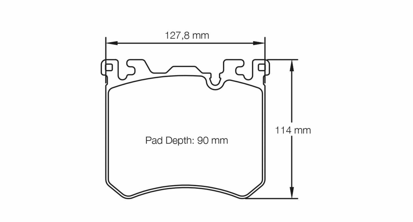 PAGID Racing Pagid Racing 8200 RSL29 Compound Brake Pads 8200-RSL29