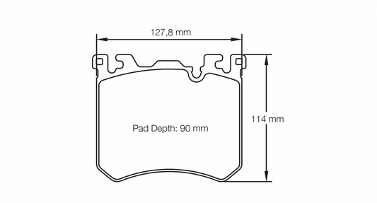 PAGID Racing Pagid Racing 8200 RSL29 Compound Brake Pads 8200-RSL29