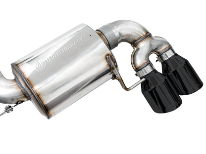 AWE Tuning Non-Resonated Touring Edition Exhaust for G20 M340i - Diamond Black Tips 3015-43156