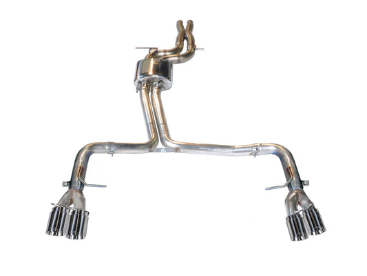 AWE Tuning Track Edition Exhaust for Audi S5 3.0T - Chrome Silver Tips (102mm) 3010-42052
