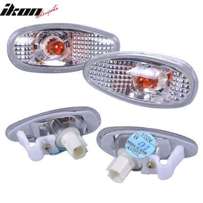 Fits Space Gear Side Maker Lights Lamps Crystal Clear Pair