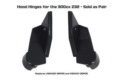 ZSPEC Hood Hinge Covers for '90-96 300zx LHD & RHD, Sold per Left/Right Set