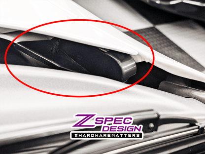 ZSPEC Hood Hinge Covers for '90-96 300zx LHD & RHD, Sold per Left/Right Set