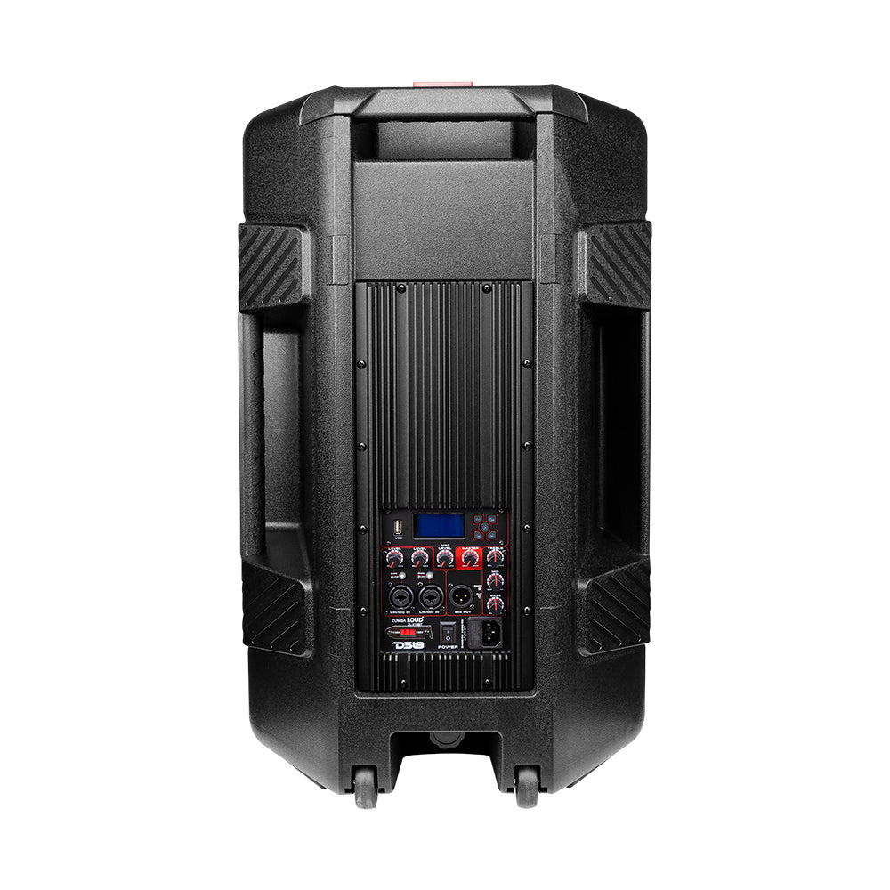 ZUMBA LOUD 15" High-Powered Amplified Professional Speaker System With Bluetooth and TWS 1000 Watts