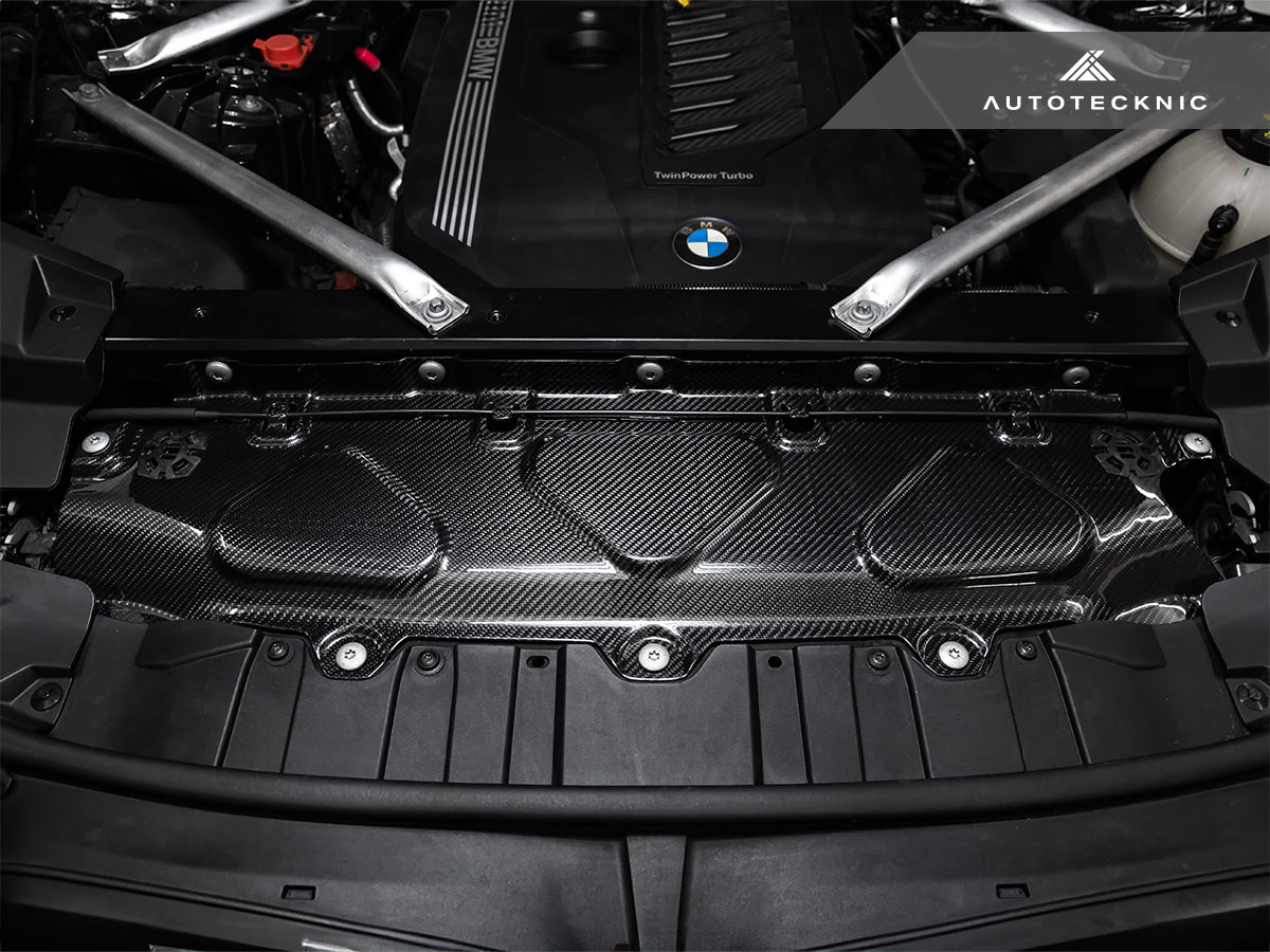 AutoTecknic Dry Carbon Fiber Cooling Shroud - F95 X5M | F96 X6M | G09 XM