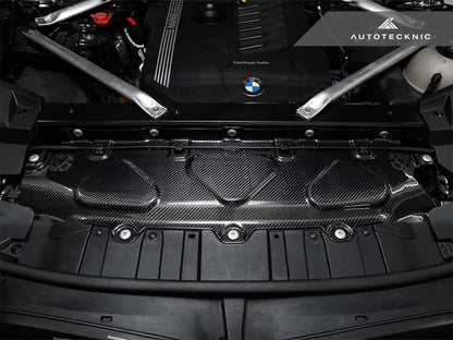 AutoTecknic Dry Carbon Fiber Cooling Shroud - F95 X5M | F96 X6M | G09 XM