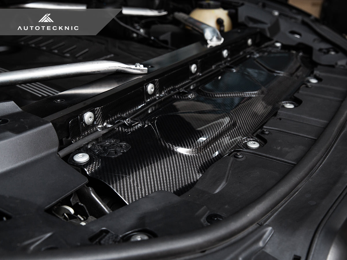 AutoTecknic Dry Carbon Fiber Cooling Shroud - F95 X5M | F96 X6M | G09 XM