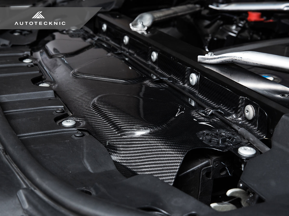 AutoTecknic Dry Carbon Fiber Cooling Shroud - F95 X5M | F96 X6M | G09 XM
