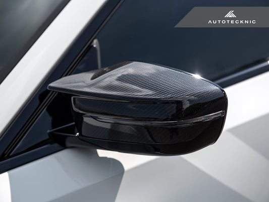 AutoTecknic Dry Carbon Fiber Mirror Covers - BMW G87 M2