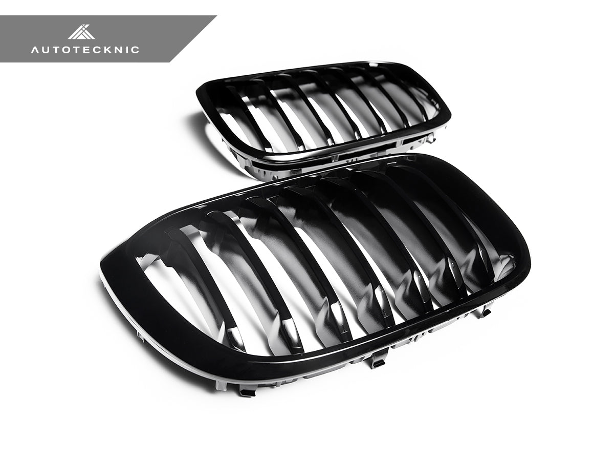 AutoTecknic Gloss Black Front Grille Set - G01 X3 | G02 X4 Pre-LCI