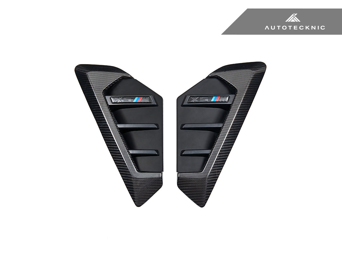 AutoTecknic Dry Carbon Side Vent Set - F95 X5M LCI