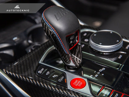 AutoTecknic Dry Carbon Gear Selector Cover - F91/ F92/ F93 M8
