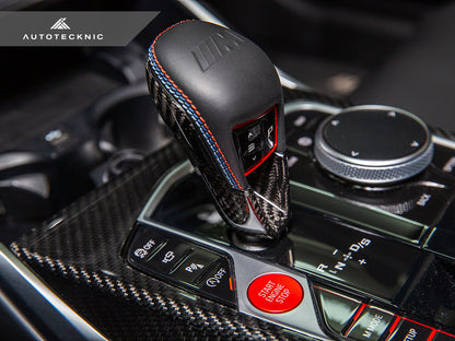AutoTecknic Dry Carbon Gear Selector Cover - BMW F95 X5M | F96 X6M