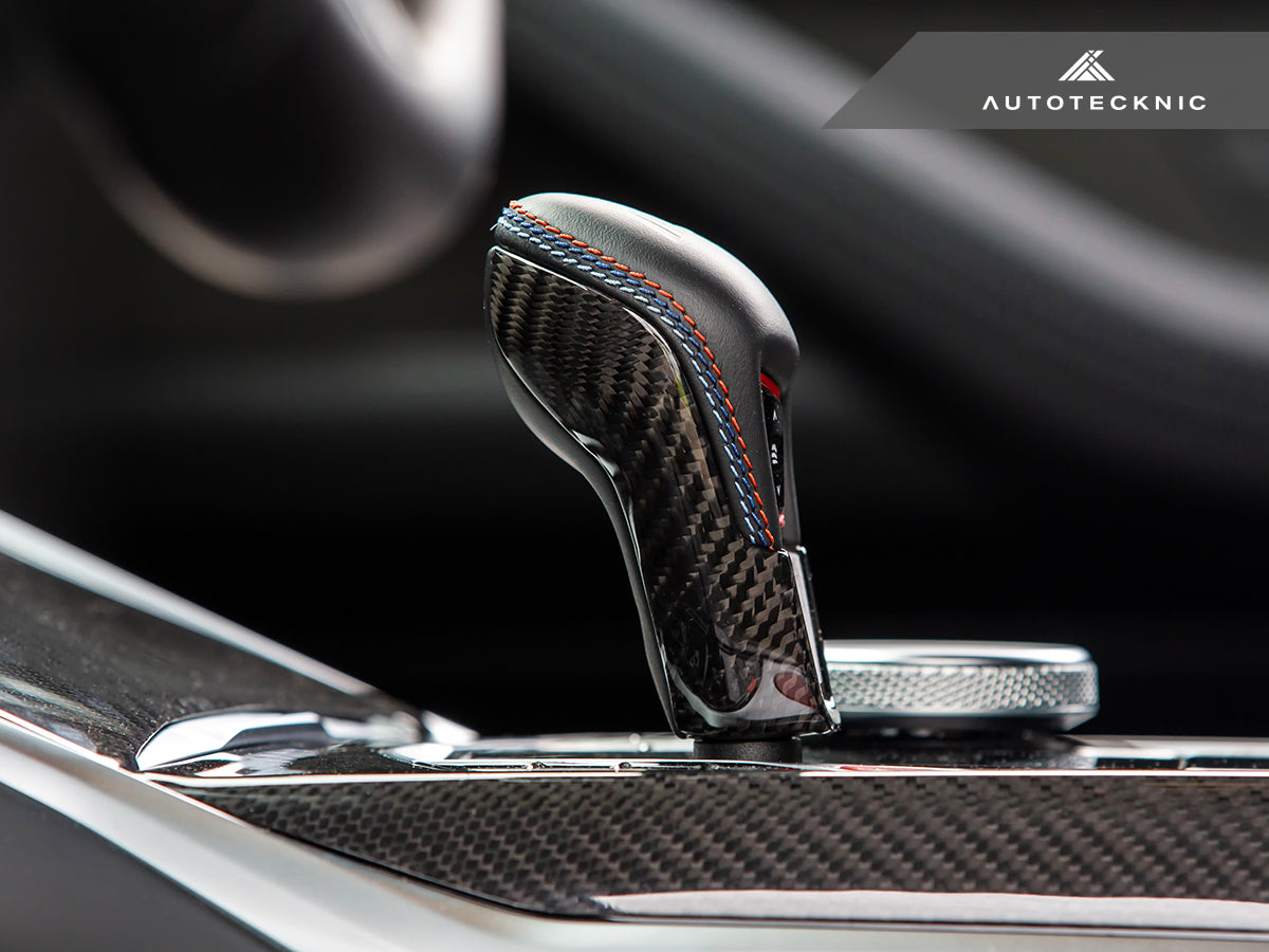 AutoTecknic Dry Carbon Gear Selector Cover - BMW F95 X5M | F96 X6M