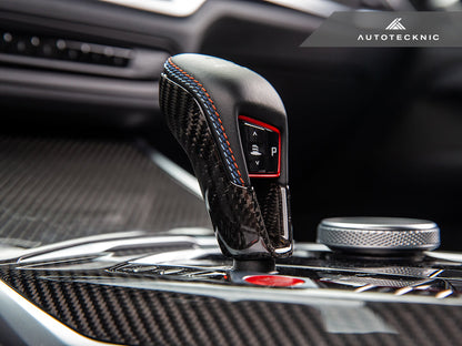 AutoTecknic Dry Carbon Gear Selector Cover - BMW F95 X5M | F96 X6M