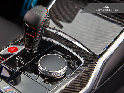 AutoTecknic Dry Carbon Gear Selector Cover - BMW F95 X5M | F96 X6M