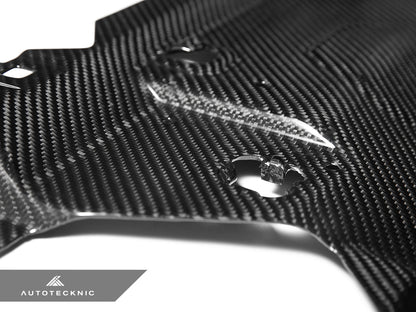 AutoTecknic Dry Carbon Fiber Cooling Shroud - BMW F97 X3M | F98 X4M