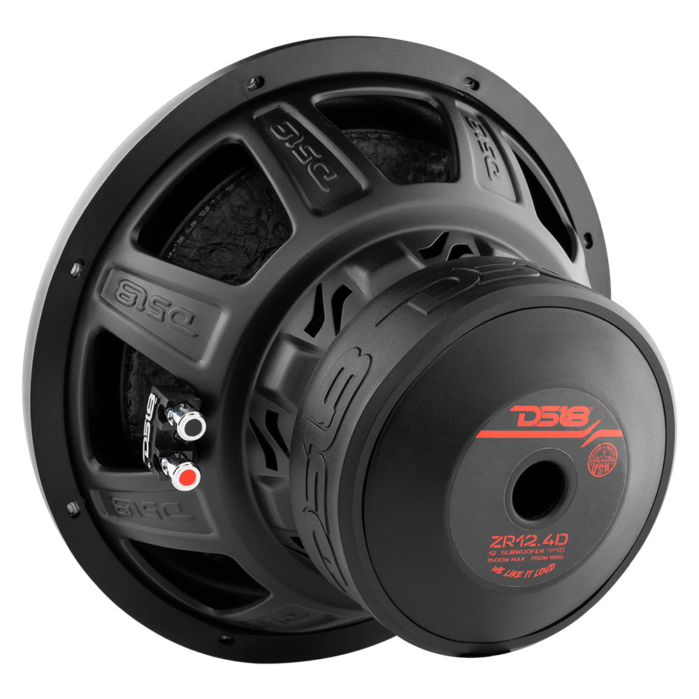 ZR 12" Subwoofer 750 Watts Rms DVC  4-Ohm
