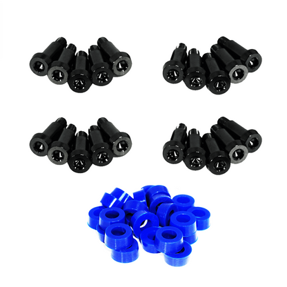 ZSPEC Shoulder-Bolt Timing Covers Fastener Kit for '84-89 Nissan 300zx Z31, Titanium