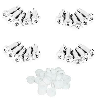 ZSPEC Shoulder-Bolt Timing Covers Fastener Kit for '84-89 Nissan 300zx Z31, Titanium