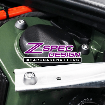 ZSPEC Stage-1 Dress Up Bolts® Fastener Kit for '18-22+ Audi A5 8W6 2.0L, Stainless & Billet