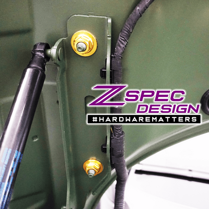 ZSPEC Stage-1 Dress Up Bolts® Fastener Kit for '18-23+ Audi A5 8W6 2.0L, Titanium