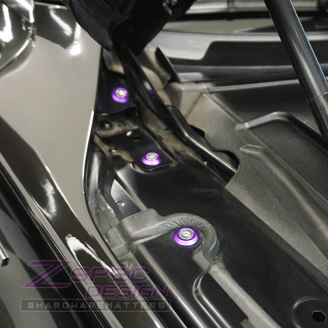 ZSPEC Stage-1 Dress Up Bolts® Fastener Kit for '12-18 Audi A7 4G8 3.0L, Stainless & Billet