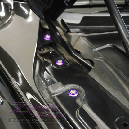 ZSPEC Stage-1 Dress Up Bolts® Fastener Kit for '12-18 Audi A7 4G8 3.0L, Stainless & Billet