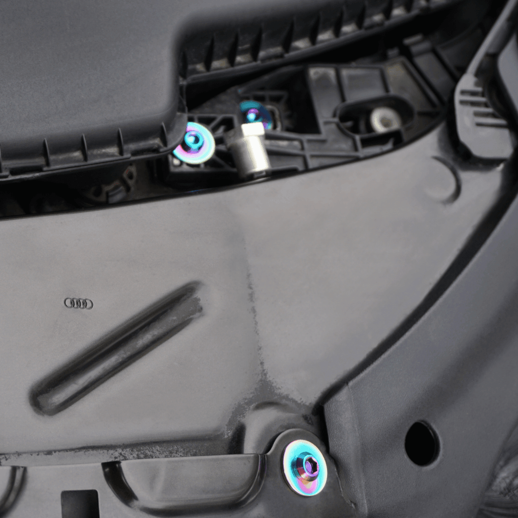 ZSPEC Stage-2 Dress Up Bolts® Fastener Kit for '12-18 Audi A7 4G8 3.0L, Titanium