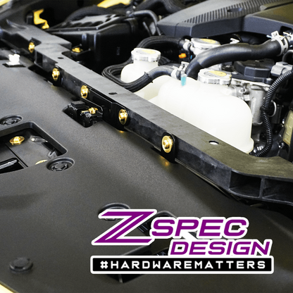 ZSPEC Stage-1 Dress Up Bolts® Hardware Kit for Nissan Z RZ34, Titanium