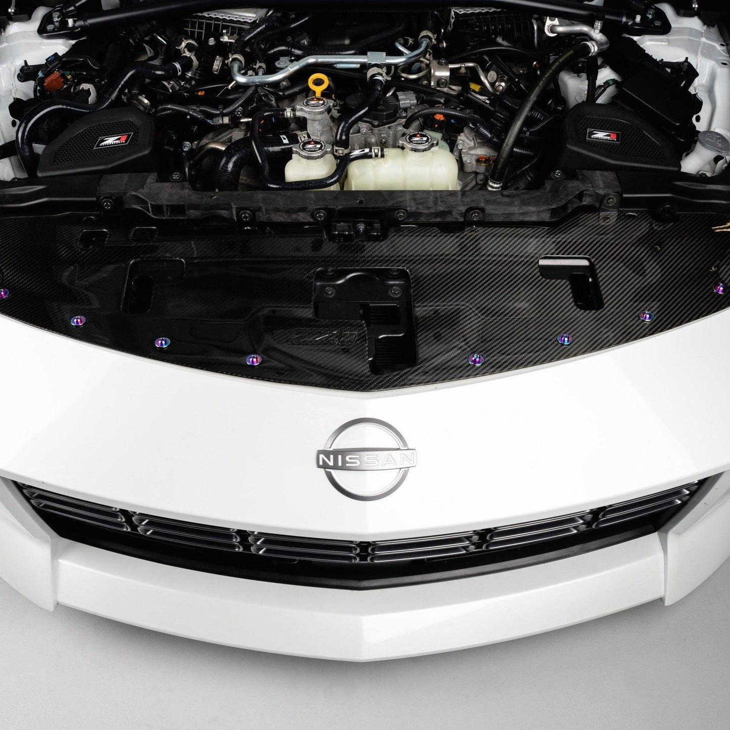 ZSPEC Plastic-Clips Replacements for Z1 Motorsports '23+ Nissan Z RZ34 Radiator Guide, Titanium