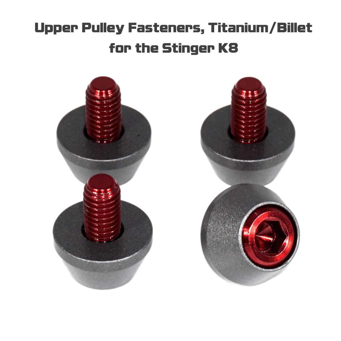 ZSPEC Stage-3 Dress Up Bolts® Fastener Kit for '18+ Stinger GT, Titanium & Billet