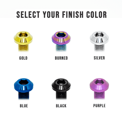 ZSPEC M6-1.0x45mm Dress Up Bolt® Fastener, Angled Head, Titanium Grade-5, Per Each