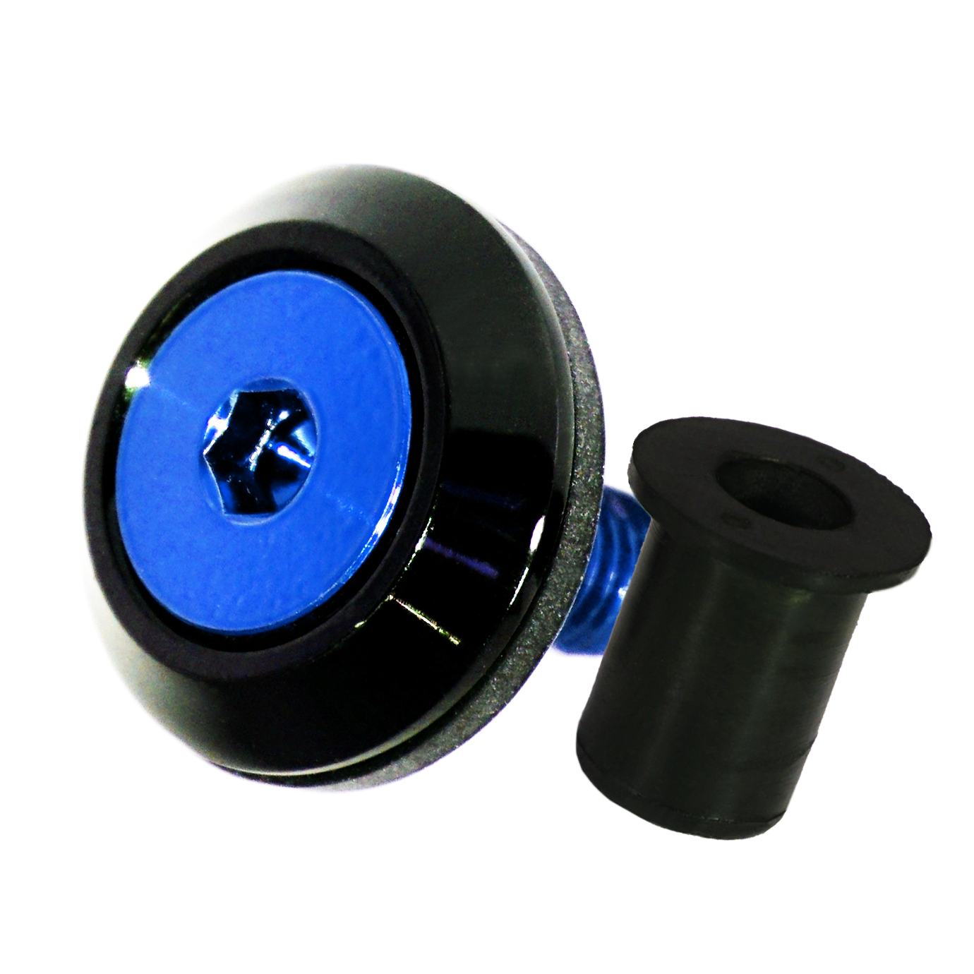 ZSPEC Low-Profile Body Kit Fastener, M5x20mm w/ WELL NUT, Titanium & Billet, Per Each
