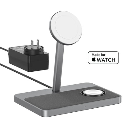 ZIKE Z557C 3-in-1 Magnetic Wireless Charging Stand