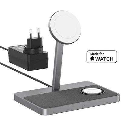 ZIKE Z557C 3-in-1 Magnetic Wireless Charging Stand
