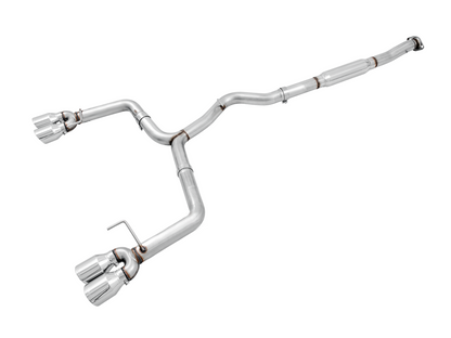 AWE Tuning Track Edition Exhaust for VA / GV WRX / STI Sedan - Chrome Silver Quad Tips (102mm) 3020-42058