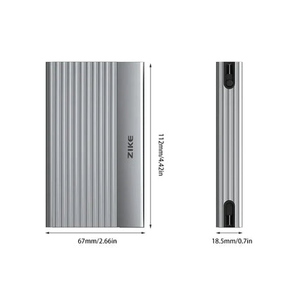 ZikeDrive Z666 USB4 40Gbps NVMe M.2 SSD Enclosure