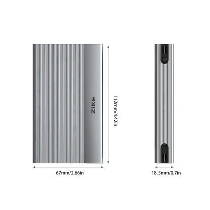 ZikeDrive Z666 USB4 40Gbps NVMe M.2 SSD Enclosure
