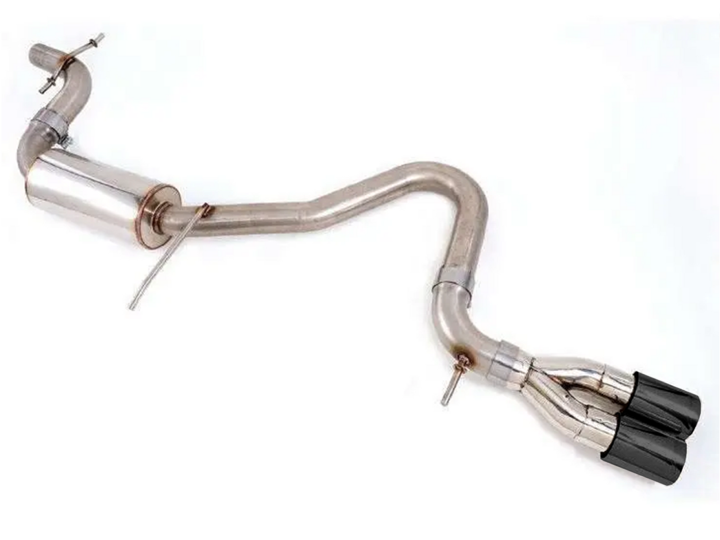 AWE Tuning Touring Edition Exhaust for MK6 Jetta TDI - Diamond Black Tips 3015-23026